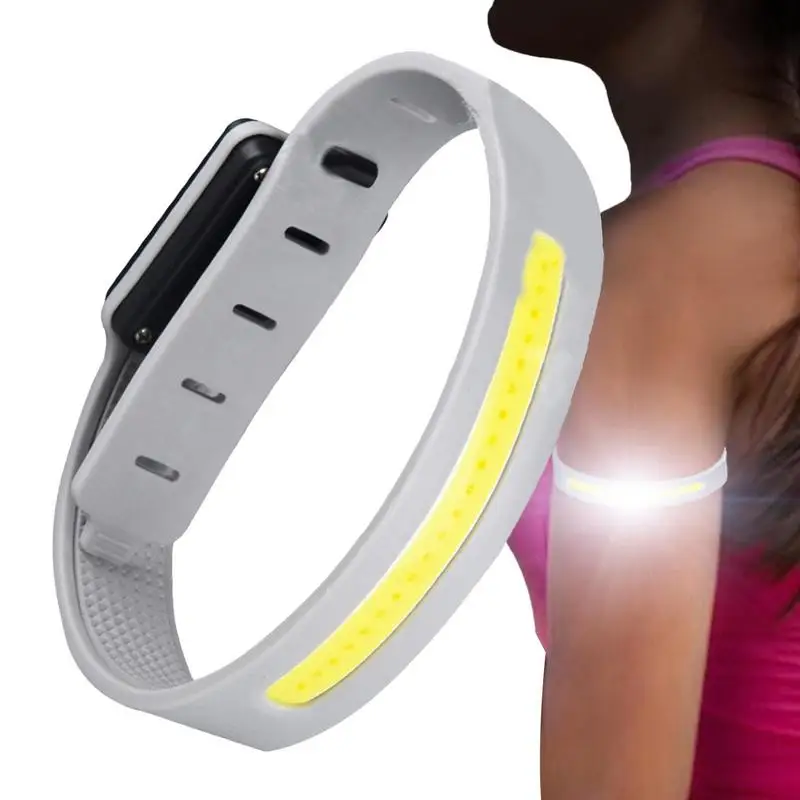 

LED Bracelet Light Up Armband Sports Wristband With Adjustable Design Single Key Switch 350mAh Battery For Hand Bracelet Arm Or