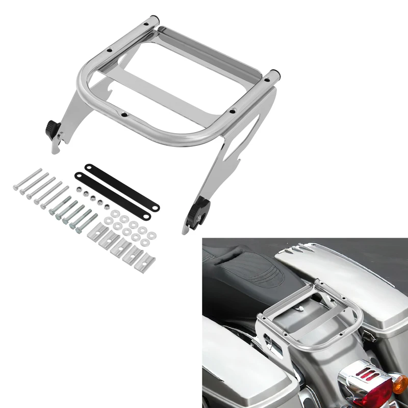 Съемный багажный стеллаж для мотоцикла Harley Touring Tour Pack Road King Classic FLHRC CVO Street Glide FLHX FLTR