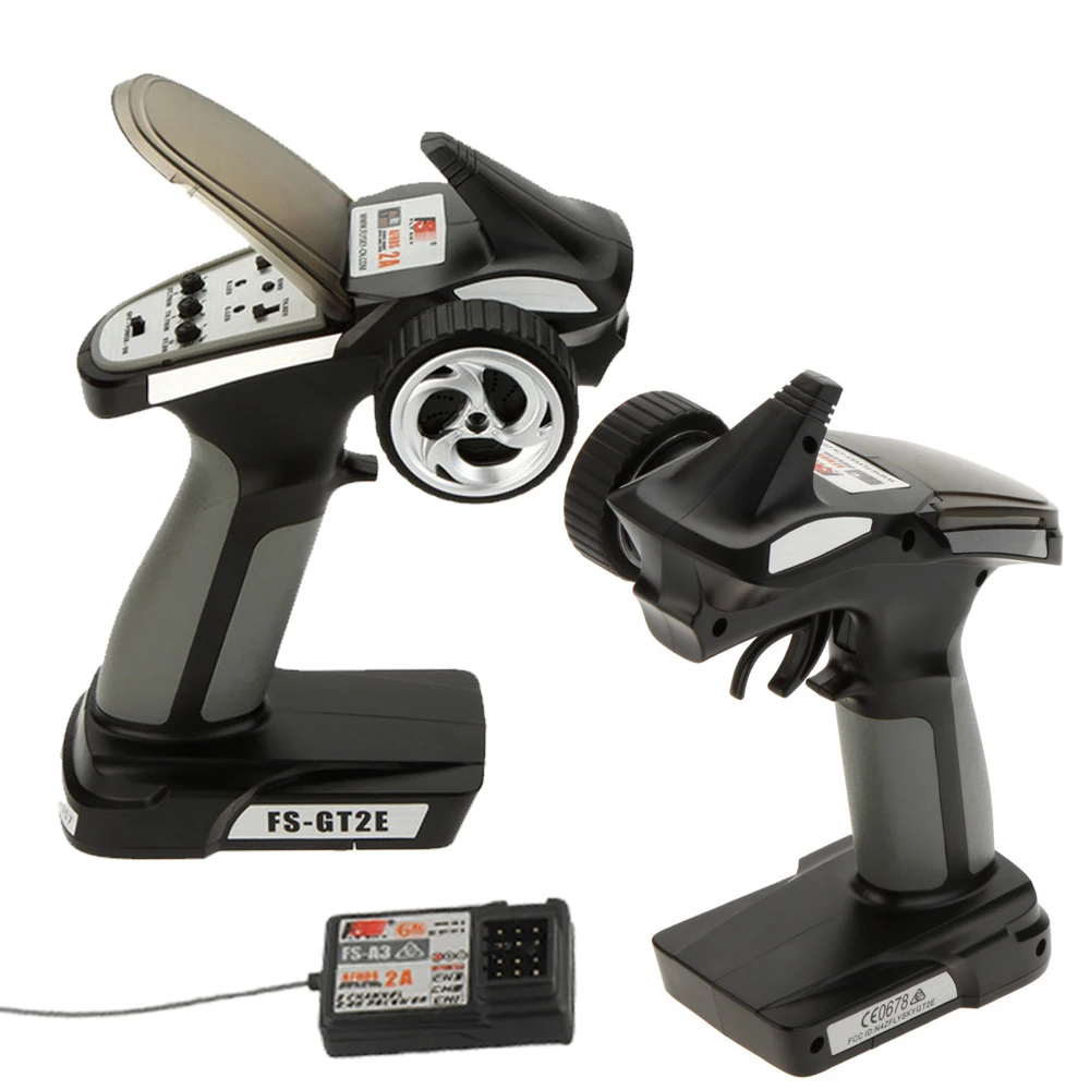 

Flysky FS-GT2E GFSK Modulation AFHDS 2A 2.4g 2CH Radio System Transmitter with Reverse function for RC Boat Car