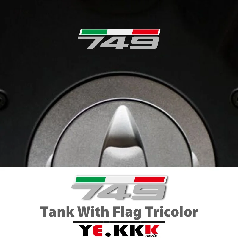 

1 Sticker For DUCATI 749 SP EVO Panigale S Monster Tank Flag Tricolor Sticker Decal Customization