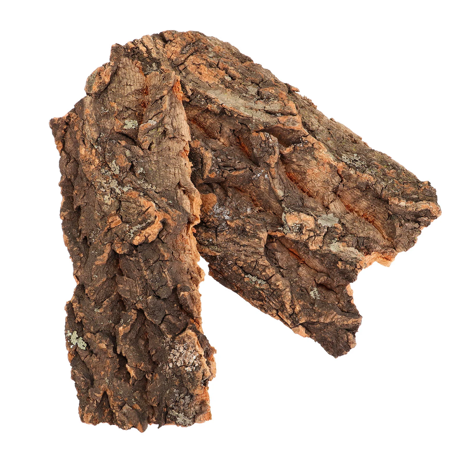 

Reptile Bark Platform Terrarium Lizard Tank Decor Accessories Cork Hide Gecko Pet Wood Baskingturtle Hut Tortoise Climbing Wall