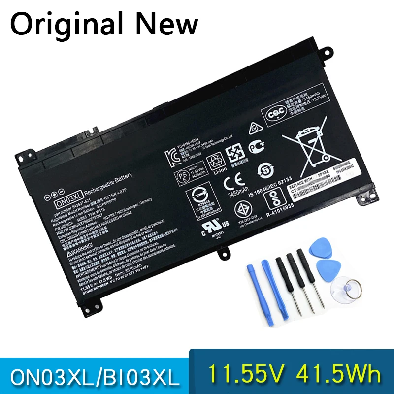 Bateria Original para hp Pavilion X360 13-u 13-u140tu U105dx M3-u001dx Hstnn-lb7p Ub6w Tpn-w118 Q183 915230421 843537-421 On03xl Baterias p/ laptop