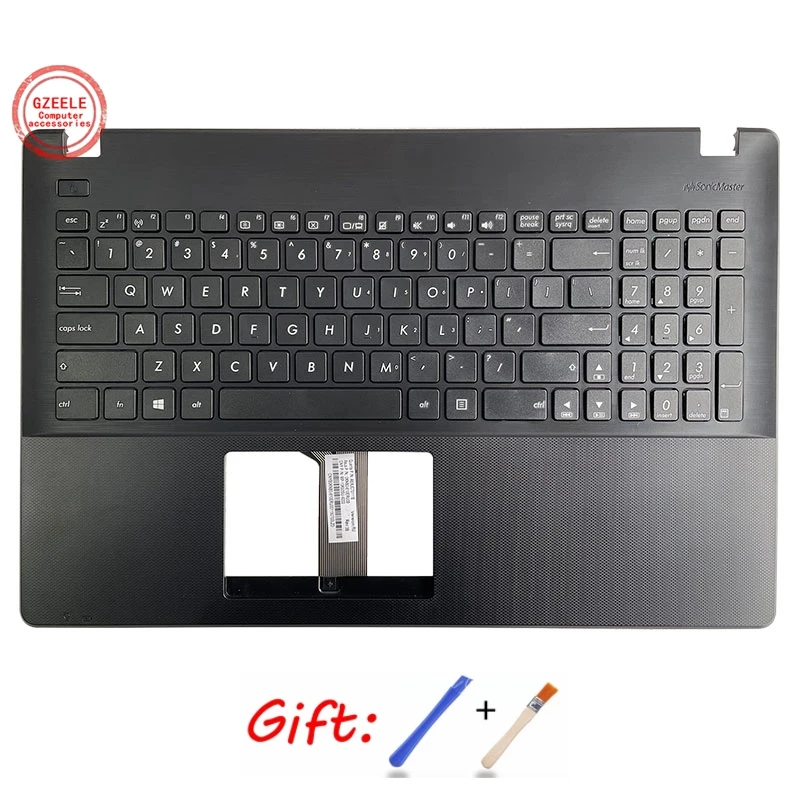 

NEW US For Asus X551 X551C X551S X551CA X551M X551MA X551SL Laptop keyboard Black with Palmrest Upper