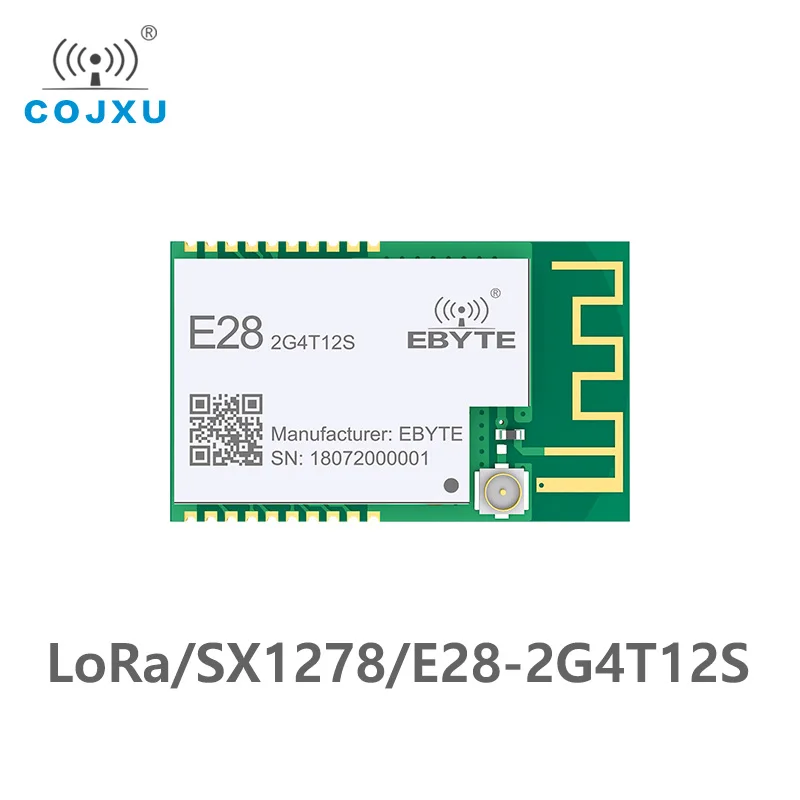 SX1280 2,4 дБм LoRa cojxu E28-2G4T12S UART BLE модуль 2,4 ГГц беспроводной трансивер дальнего радиуса действия радиочастотный передатчик ГГц приемник