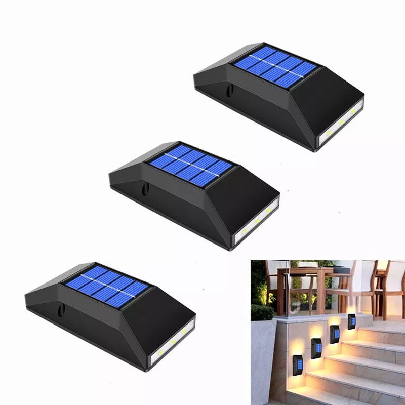 

Уличная Светодиодная лампа на солнечной батарее, настенный светильник для украшения сада, уличное освещение на солнечной батарее