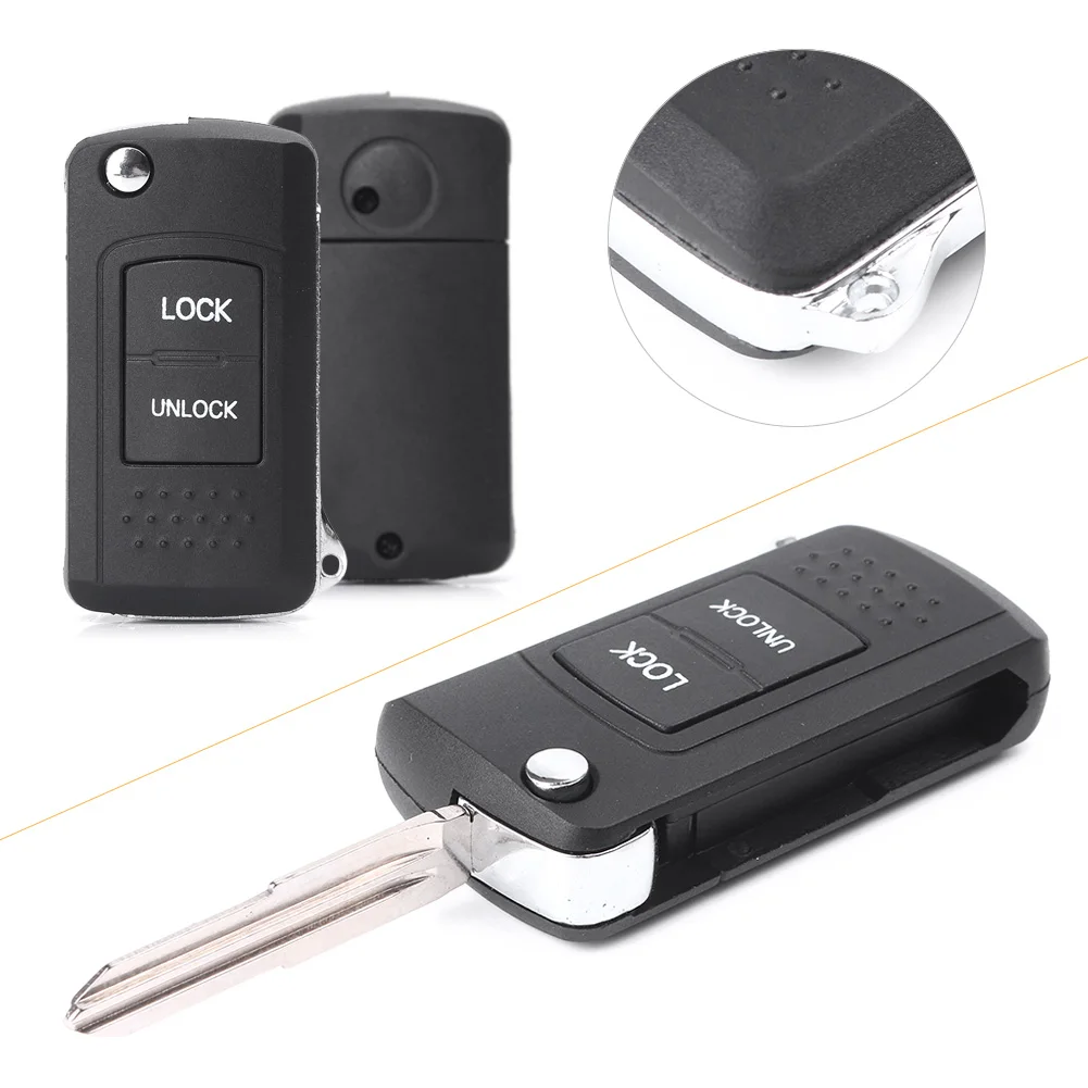 2-кнопочный автомобильный складной чехол для ключей сменный корпус