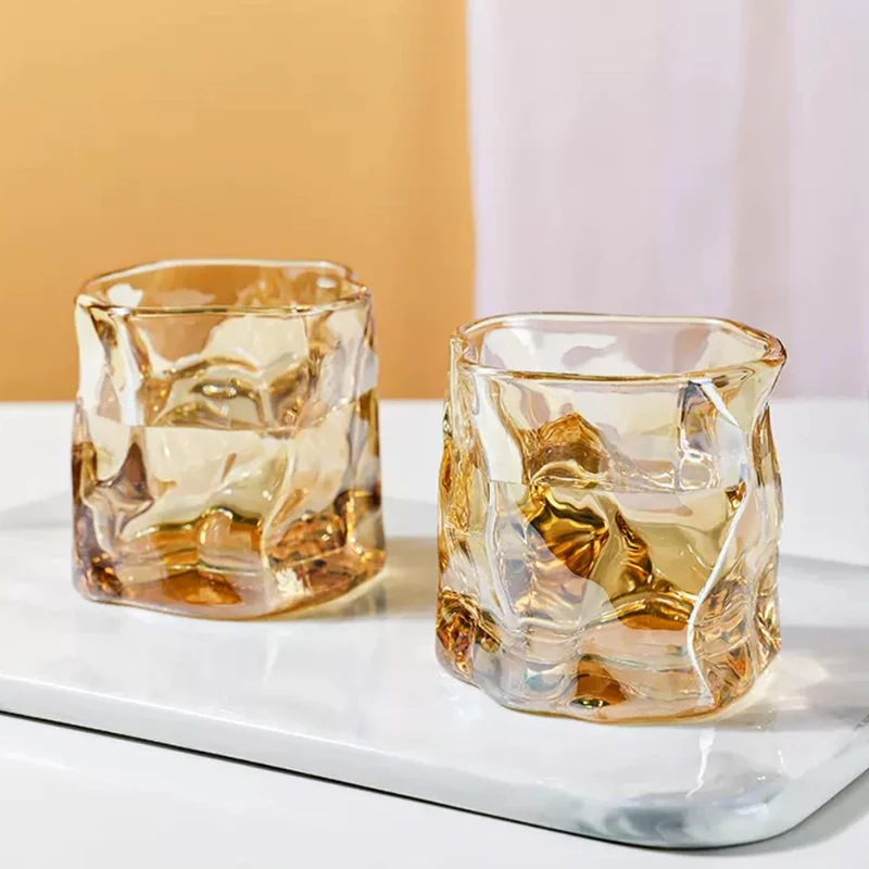 280 мл комплект из 2 шт. янтарная витая чашка чашки для сока молока напитков посуда