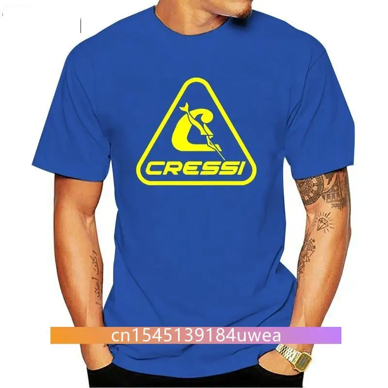 New 2021 Cressi Retro T Shirt Hipster Company Scubaknitted Comfortable Fabric Vintage Mens T Shirt T-Shirt Man Tshirt Clothing