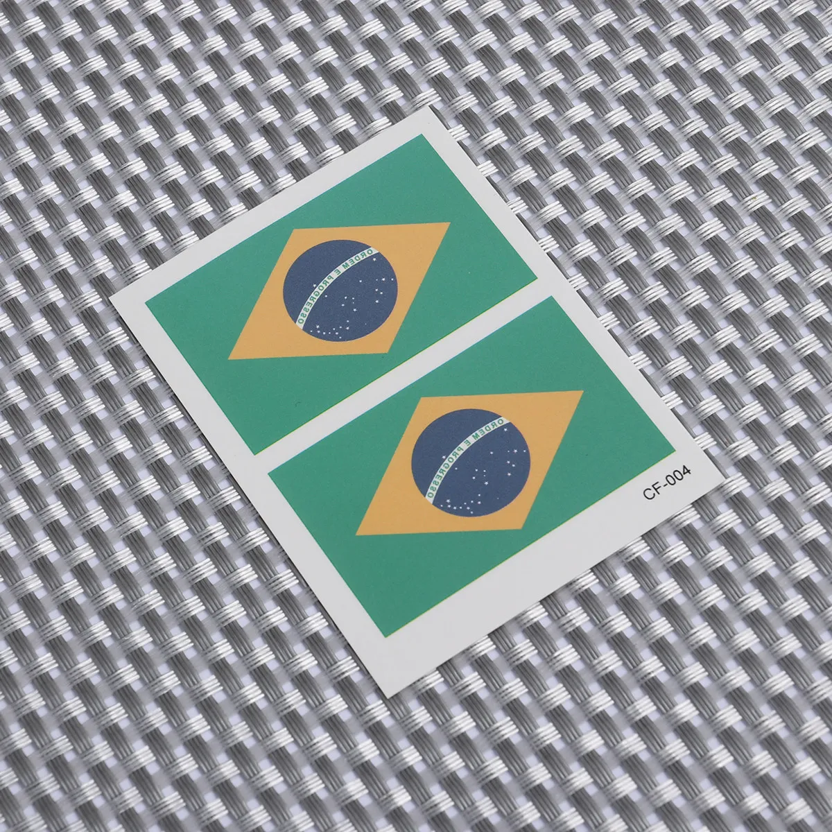 Фото 30 шт. временных татуировок-наклеек с национальным флагом Бразилии для спортивных мероприятий, фан-аксессуары, флаговые татуировки №3