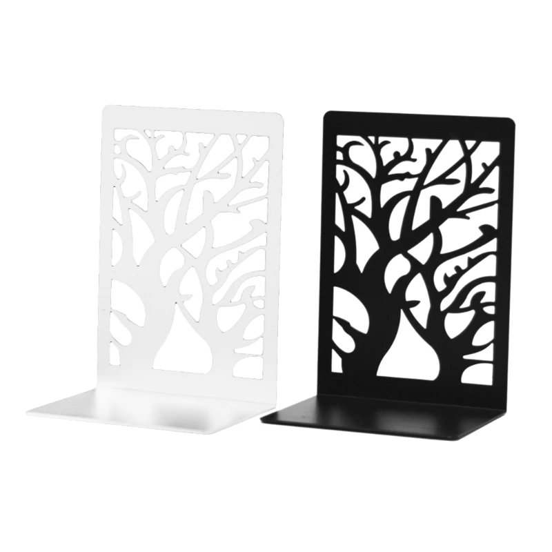 

Set of 2 Tree Shaped Decorative Book Holders for Office and Study Book