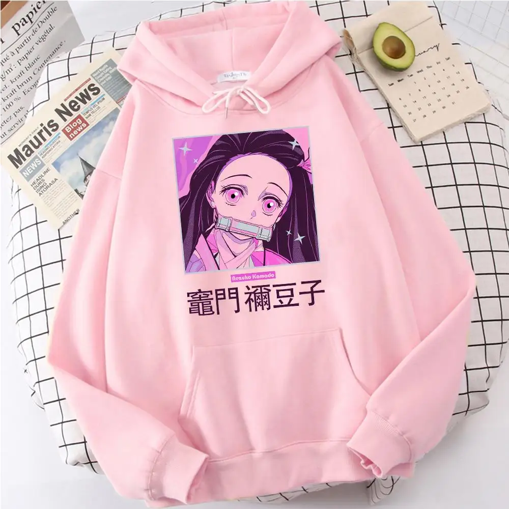 

Hot Sale 2022 Casual Sweatshirts Demon Slayer Shinobu Japanese Anime Hoodies Men Fleece Oversized Hooded Soft Loose Male Hoodie