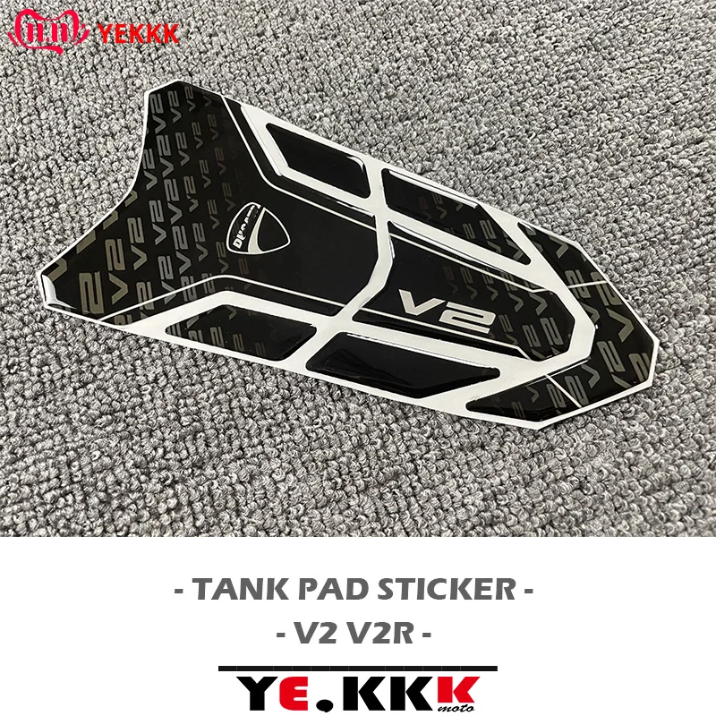 

For Ducati Panigale V2 V2R New 3D Fuel Gas Tank Pad Protector Decal Stickers V2 LOGO