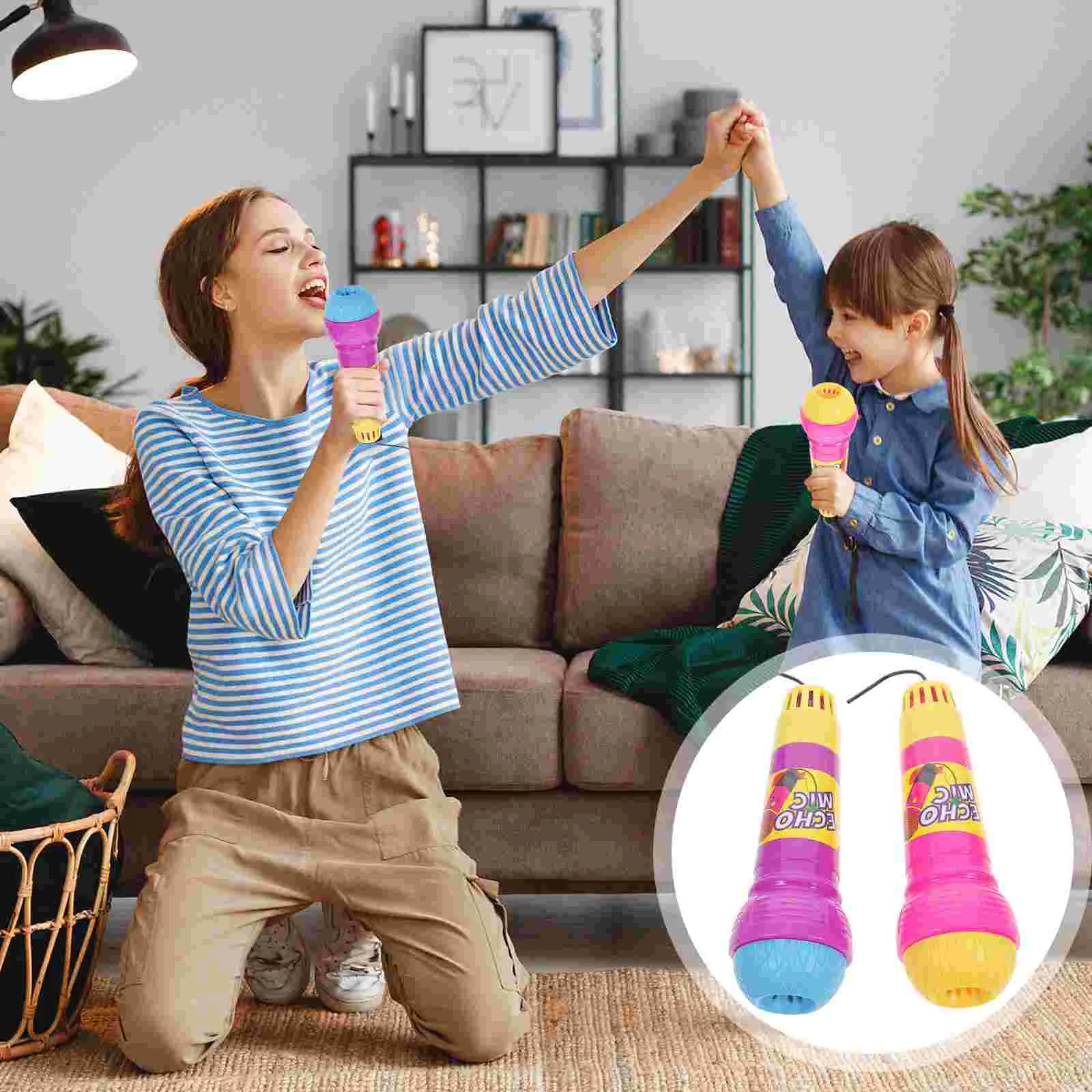 

Microphone Toy Kids Echo Singing Toys Plastic Speaker Prop Karaoke Toddler Toddlers Voice Microrfn Children Sing Performance