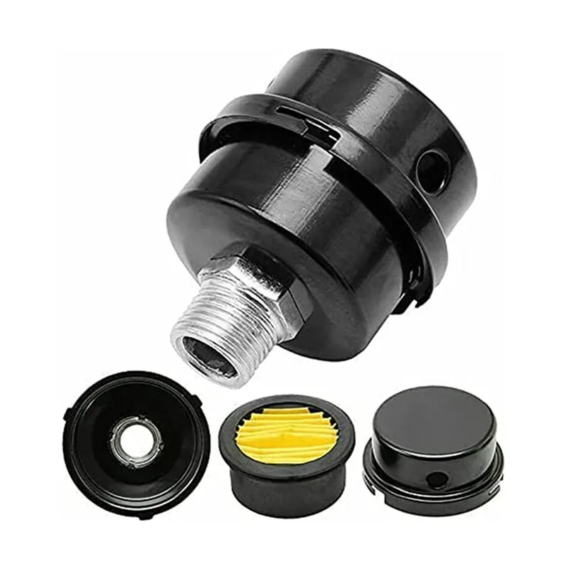 

13/16/20mm Air Compressor Spare Parts Metal Air Compressor Intake Filter Squelch Muffler Air Filter Portable Pump Accessories