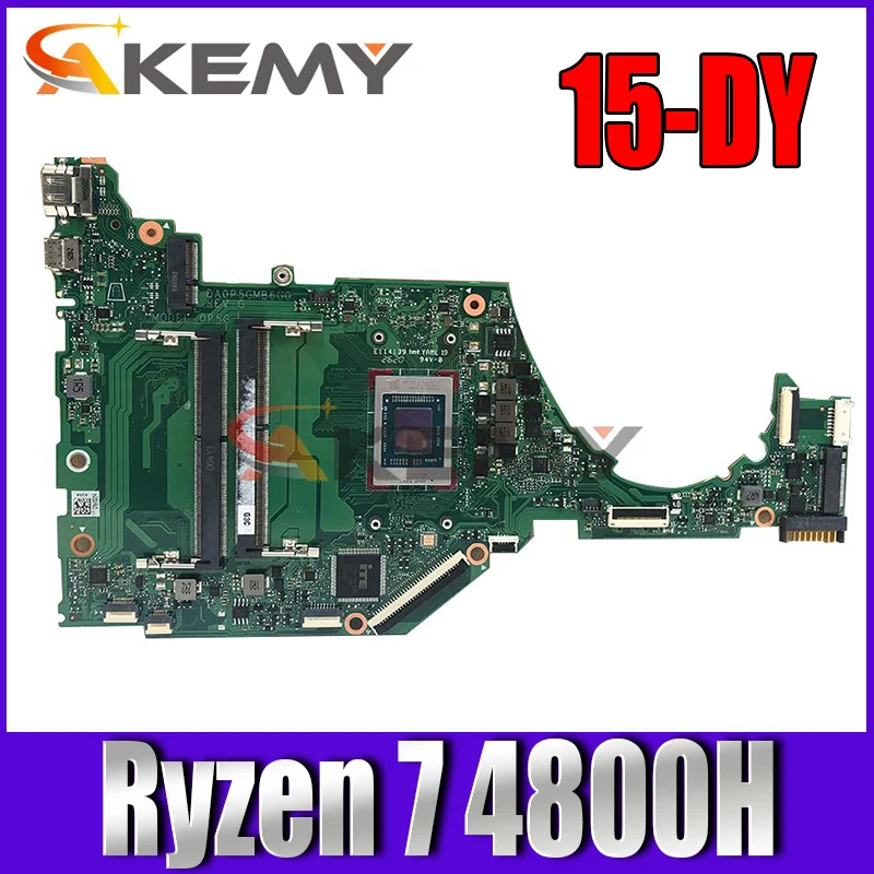 

Akemy Original For HP 15-DY Laptop Motherboard With Ryzen 7 4800H DA0P5GMB6G0 Mainboard