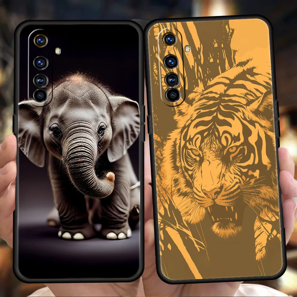 

Animal Soft Phone Case For Oppo A12 A15 A16 A74 A76 A95 Find X5 Pro A54 A53 A52 Reno 6 7 SE Z A9 2020 Pro 5G Cover Fundas Coque