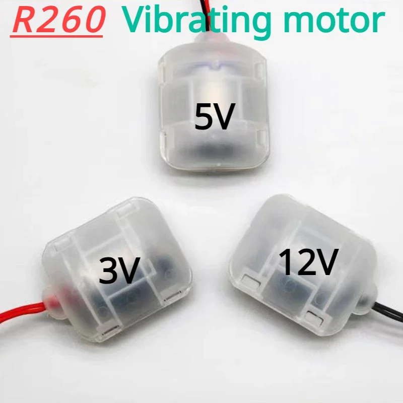 1 шт. мощный вибрирующий двигатель 260 постоянного тока с корпусом 3 в 5 В 12