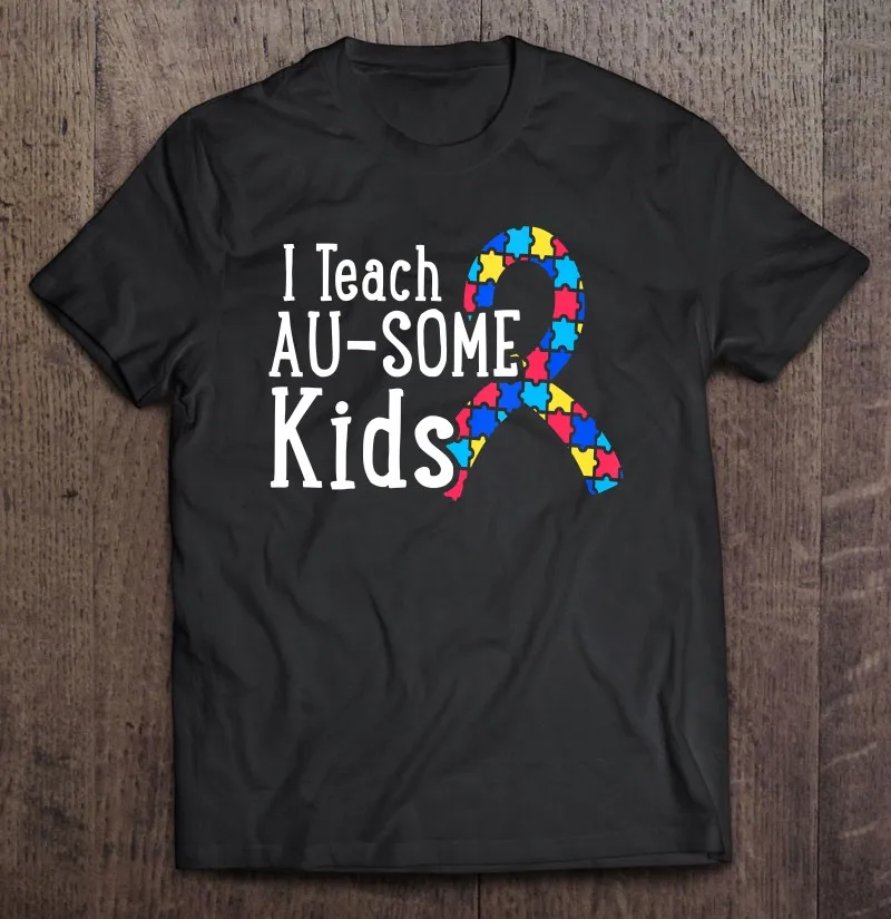 

Женская футболка с пазлами для учителей аутизма, Детская футболка для детей, мужские футболки для мужчин, футболка для пар