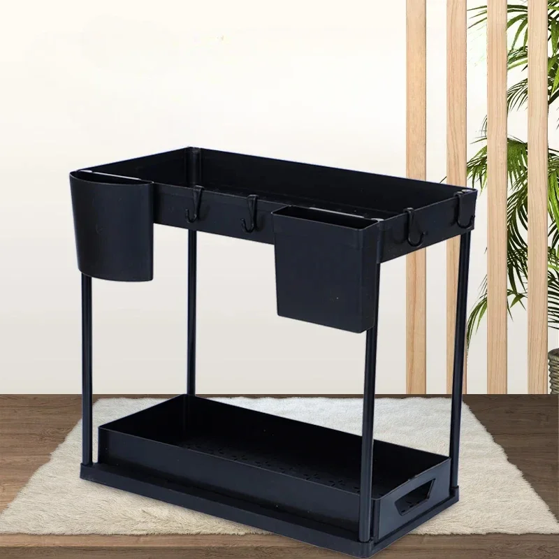 Ящик для хранения под раковиной многофункциональная полка в ванной и кухне