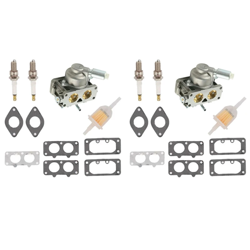 

2X Карбюратор ПОДХОДИТ ДЛЯ Briggs & Stratton 20Hp 21Hp 23Hp 24Hp 25Hp Intek V-Twin Engine