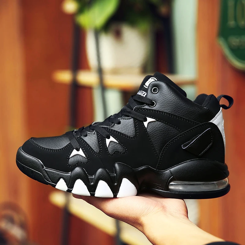 Brand Mens Sport Shoes Casual High-top Sneakers Trendy Boys Basketball Sports Tennis Shoes Couple Sneakers Outdoor Running Shoes