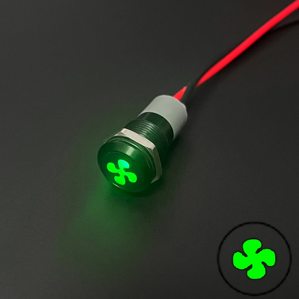 

Переключатель FENGYIELE черный металлический водонепроницаемый 8/12/14мм 12/24V