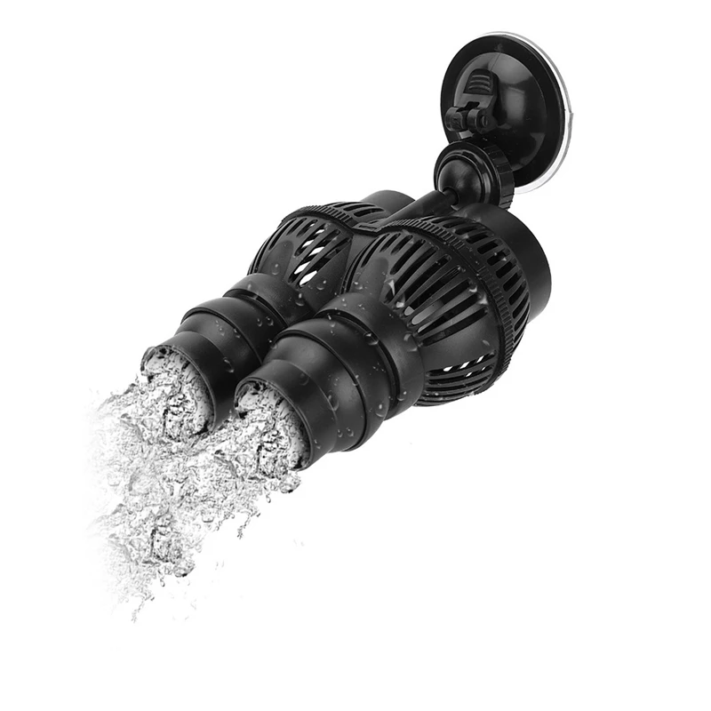 

Fish Tank Wave Pump Small Silent Surf Pump Aquarium Blowing Fish Poop Pumping Machine Wave Machine Flow Pump(EU Plug)