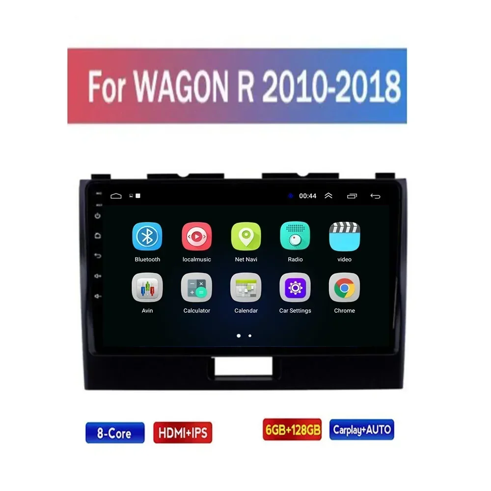 2 Din Android 13 Автомобильный стерео радио DVD GPS Мультимедийный видеоплеер 5G Wi-Fi камера