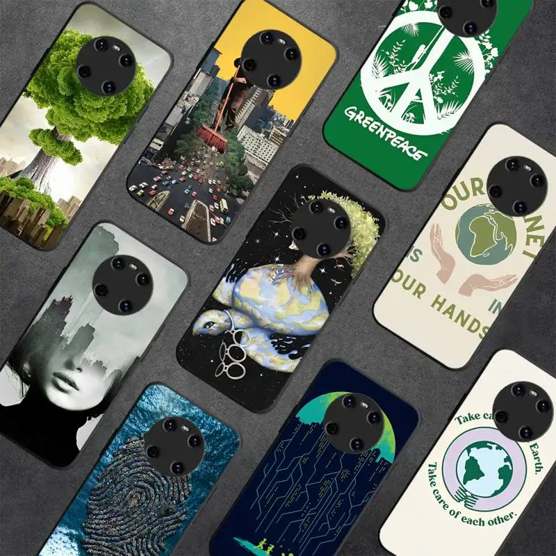 

Ecological and environmental protection Phone Case For Huawei Y5 Y62019 Y52018 Y92019 funda case for 9prime2019