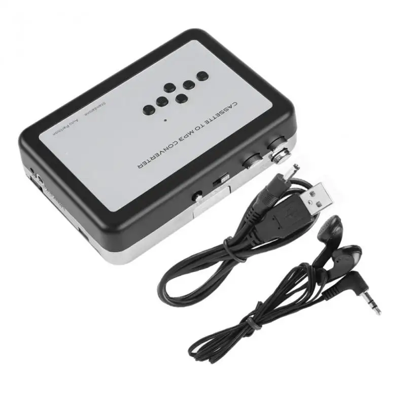 

Cassette Record Player Cassette Tape To MP3 Converter Portable USB Cassette Player Capture Digital Audio Music Player Retro