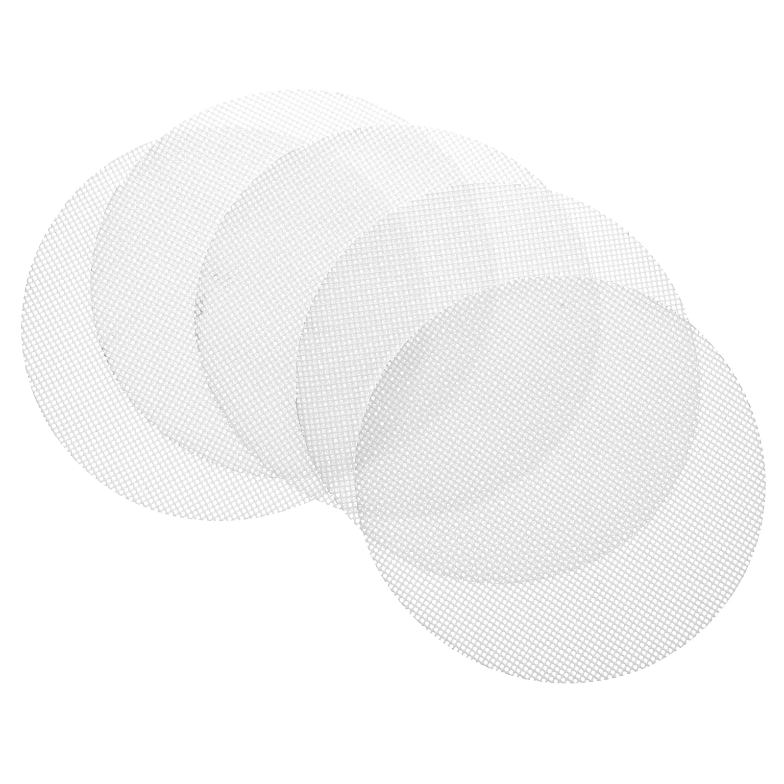 

Steamer Mat Paper Round Silicone Parchment Mesh Liner Steaming Pads Perforated Liners Reusable Dim Sheets Baking Non Stick Buns