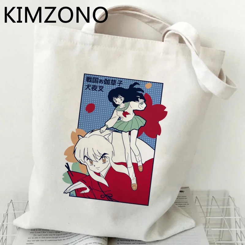 

Эко-сумка для покупок Inuyasha yashia, Хлопковая сумка для покупок, Многоразовые Джутовые Мешки