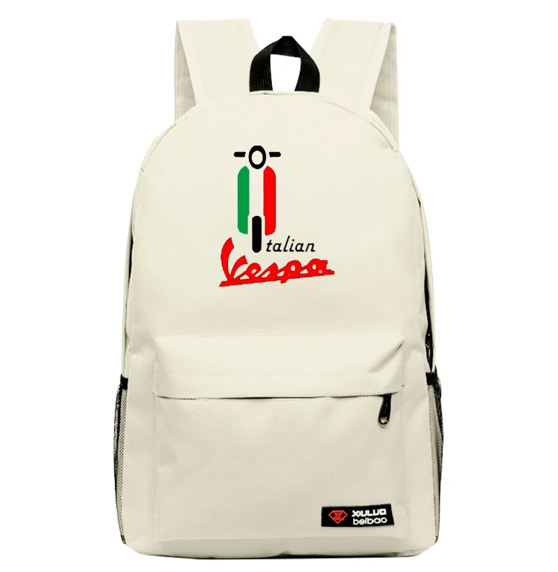 

2022 NEW fashion Hot men leisure backpack computer notebook multifunctional motorcycle logo vespa backpack