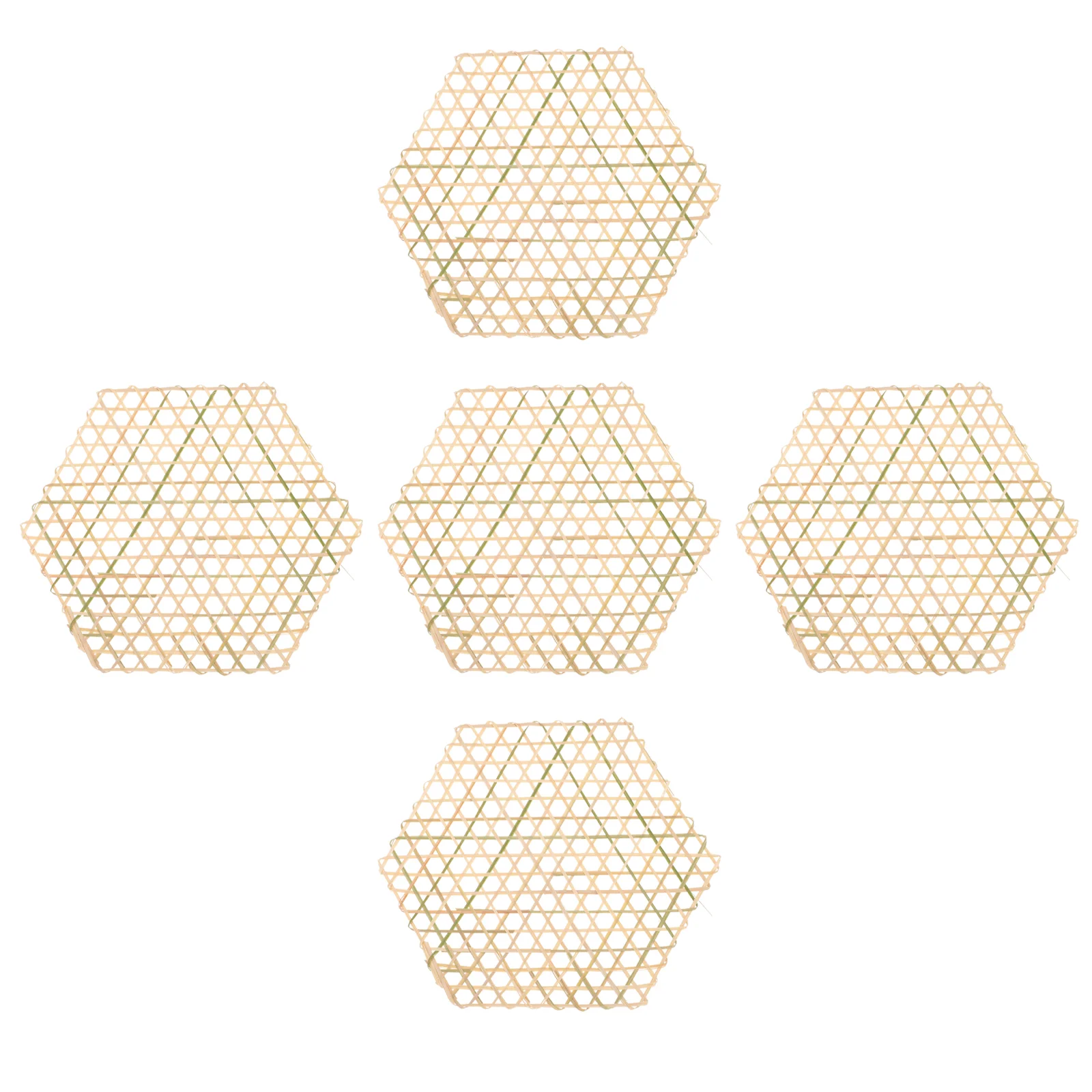 5 шт. бамбуковый коврик для приготовления на пару вкладыши пароварки