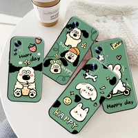 cute animal phone case for xiaomi redmi note 10 pro note 9 pro note 8 pro 9a 9t 9cnote 7 silicone cover liquid silicon back