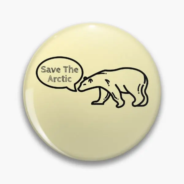 

Спасите Арктику сохранение дикой природы Ar мягкая Кнопка пин одежда мультфильм модная Милая металлическая декоративная шляпа ювелирные изделия Женская творческая