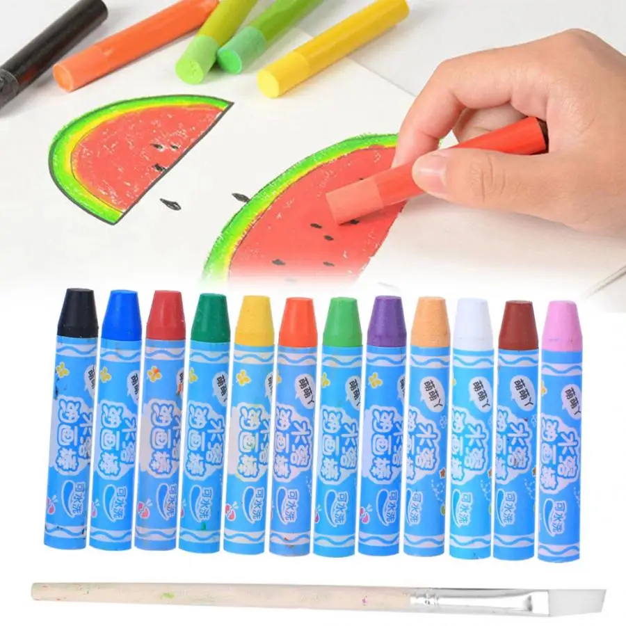 Watercolor Pen Student Stationery Water Color Crayons 033