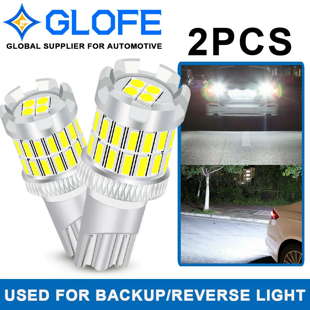 

Super Bright White Led Bulbs Backup Reverse Lights 6000K T15 912 921 T15 W16W