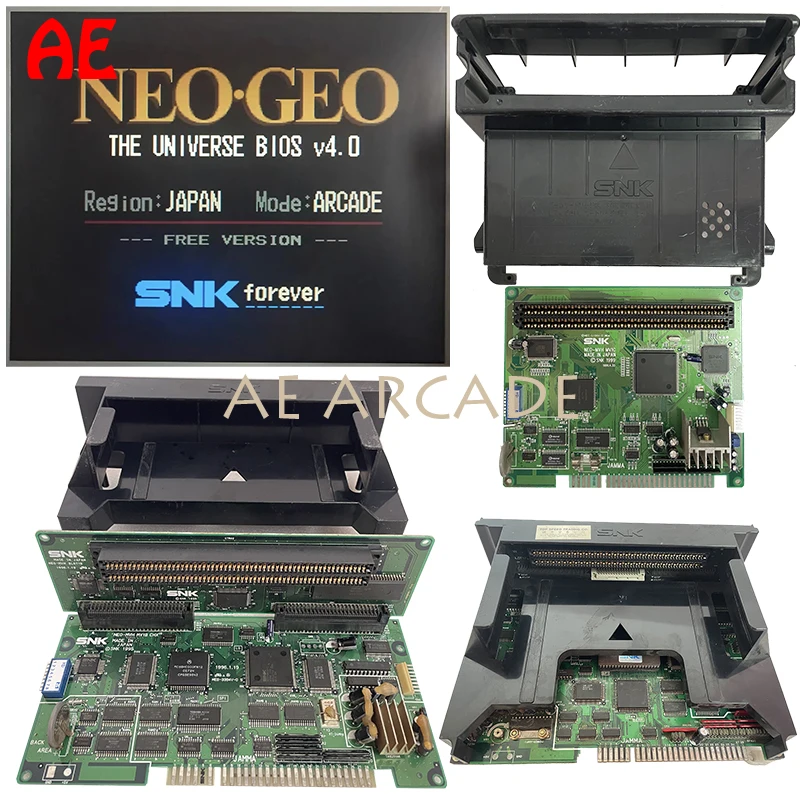 SNK NEOGEO MVS Motherboard MV1C/MV1B/MV1FZ/MV1A for Multi Cartridge Neo Geo SNK Cart Upgrade to UNIVERSE BIOS V4.0 Chip