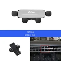 car mobile phone holder smartphone mounts holder gps stand bracket for audi q7 2016 2017 2018 2019 q7 q8 2020 auto accessories
