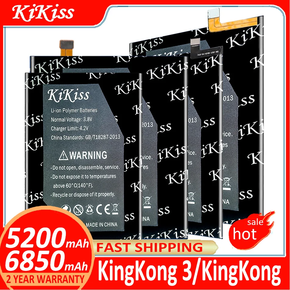 

KiKiss Battery For Cubot KingKong 3 KingKong3 King Kong 3 King Kong3 batteries + free tools