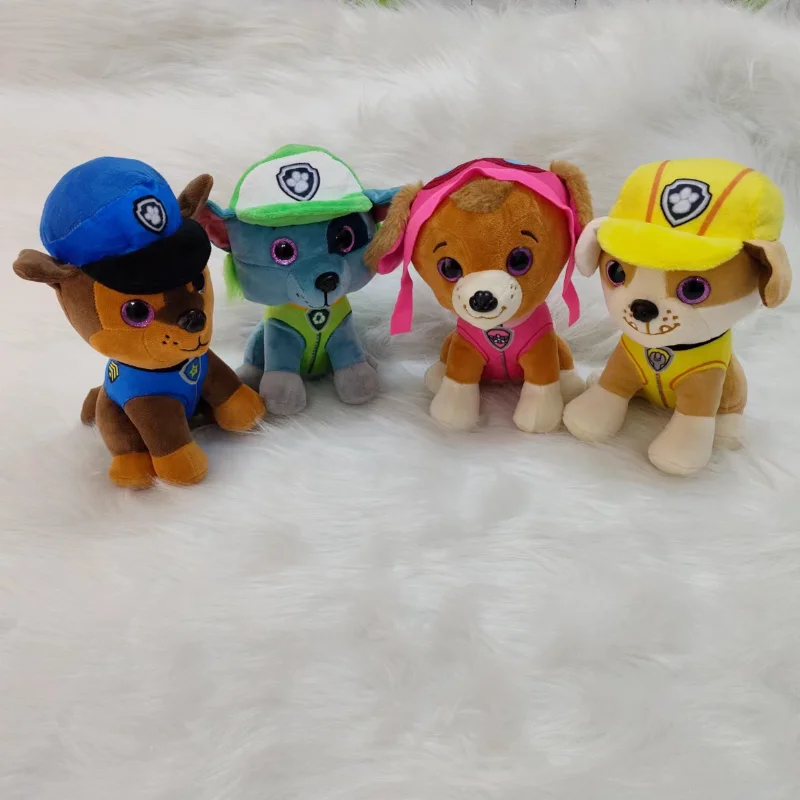 

Paw Patrol Anime Figure Chase Marshall Skye Rullbe Rocky Zuma 25cm Plush Toy Ready Race Rescue Cartoon Doll Kids Birthday Gift