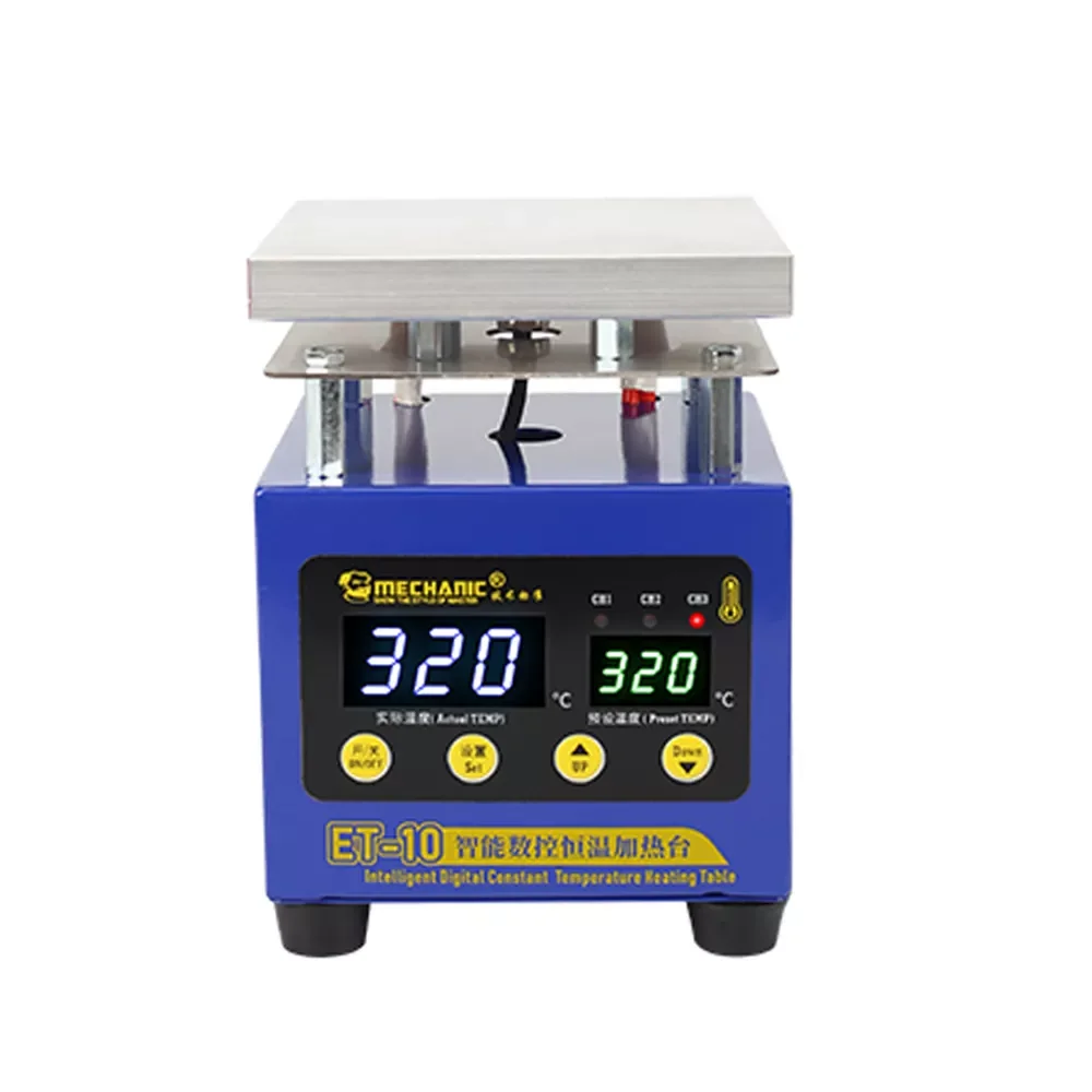 

2022New MECHANIC Heating Table Intelligent Digital Constant Temperature For Middle Frame Removing BGA Reballing PCB Preheating