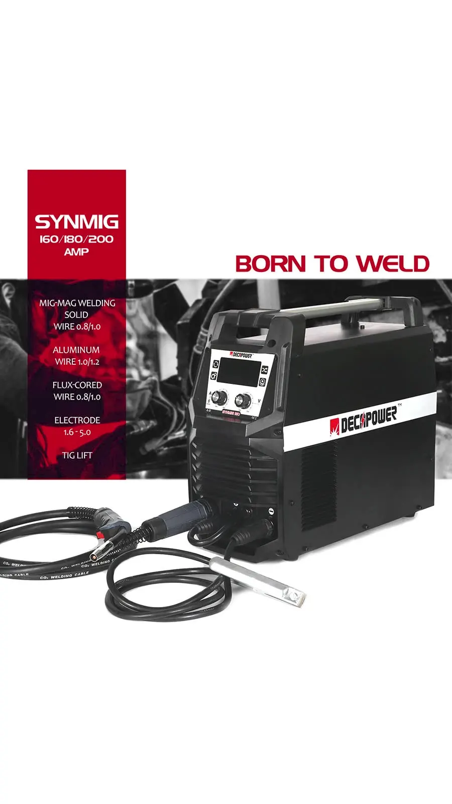 

Сварочный аппарат Decapower Synerg mig co2, безгазовые сварочные аппараты MMA TIG MAG MIG для сварки алюминия/Ss