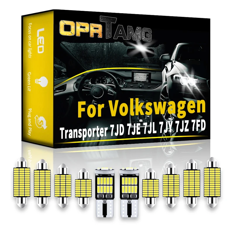 

Внутреннее освещение OPRTAMG Canbus для Volkswagen Transporter 7JD 7JE 7JL 7JY 7JZ 7FD 1994-2022, аксессуары для автомобиля