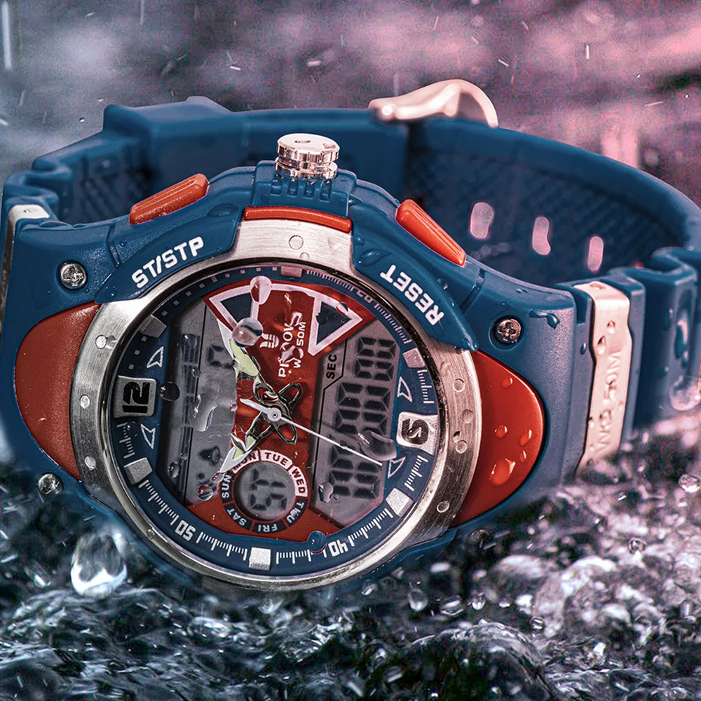 

Men Digital Watches Causal Fashion Sport Wristwatch Luxury Brand Outdoor Waterproof Quartz Clock Relogio Masculino Belt Gift Box