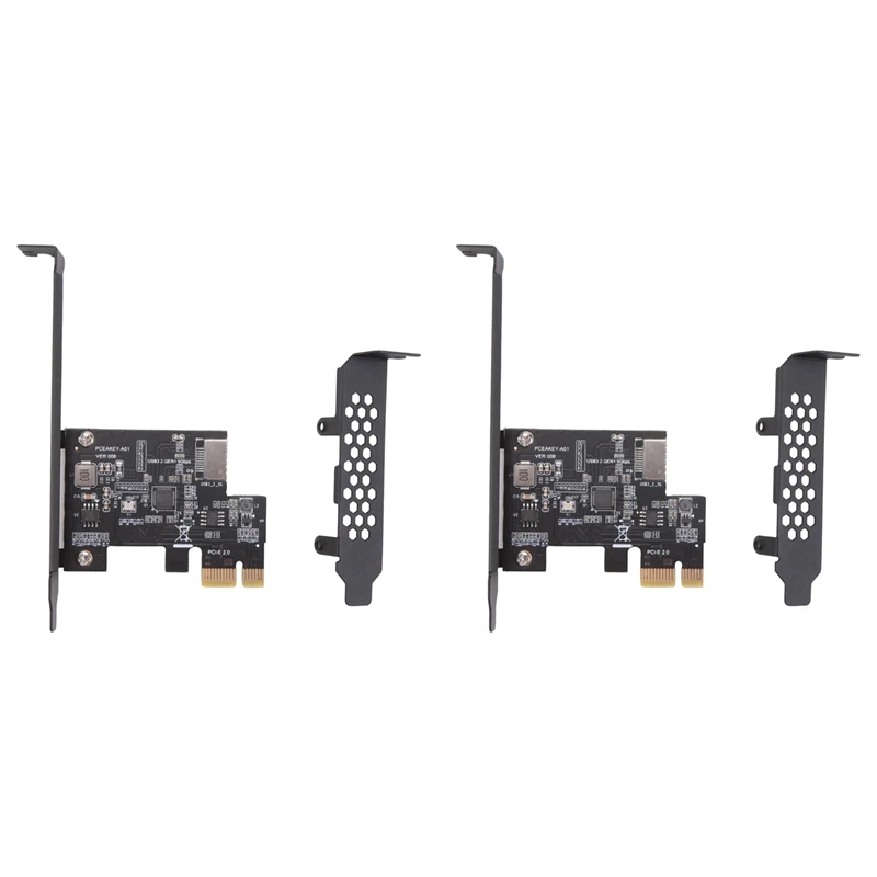 2X PCI-E 1X к USB 3 2 GEN1 5 Гбит/с Type-E A-Key расширения карты Фронтальная панель Type-C Интерфейс
