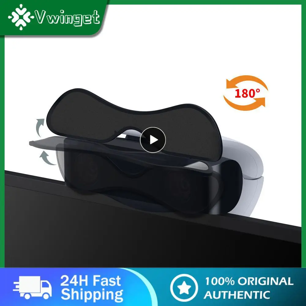 

Black Camera Len Cap Protection Case High Quality Convenient Dustproof Cover Strong Hd Anti-drop For Ps5 Accessories Abs Durable