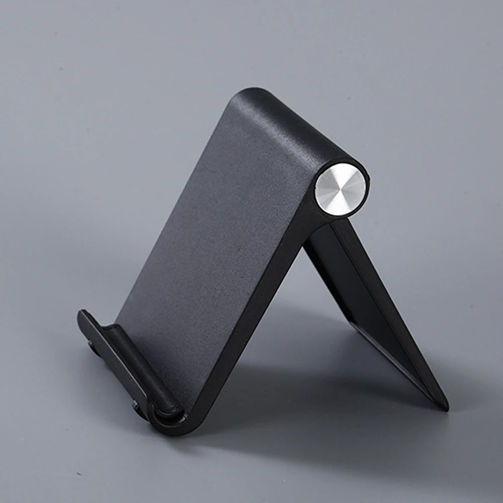 

Desk Phone Holder Simple Solid Color Fodable Rotatable Angle Adjustable Tablet Phone Stand Support ABS Holder Black White