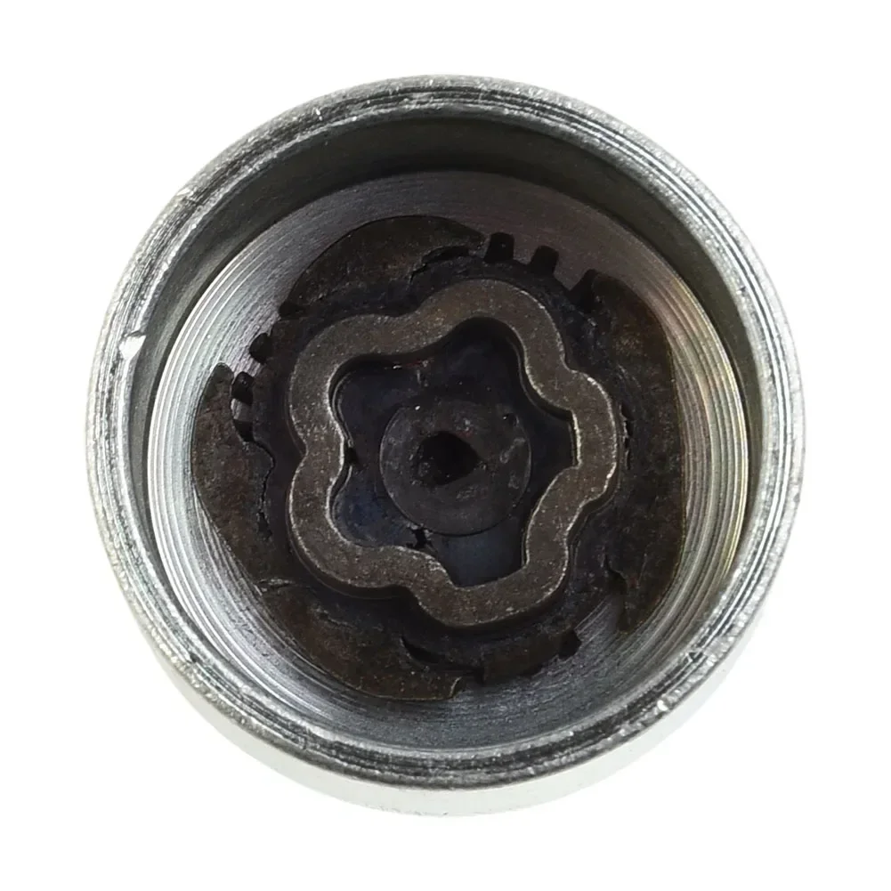 1X Автомобильный Замок FINDME для колес Противоугонный винт гайка болт #42 ключ